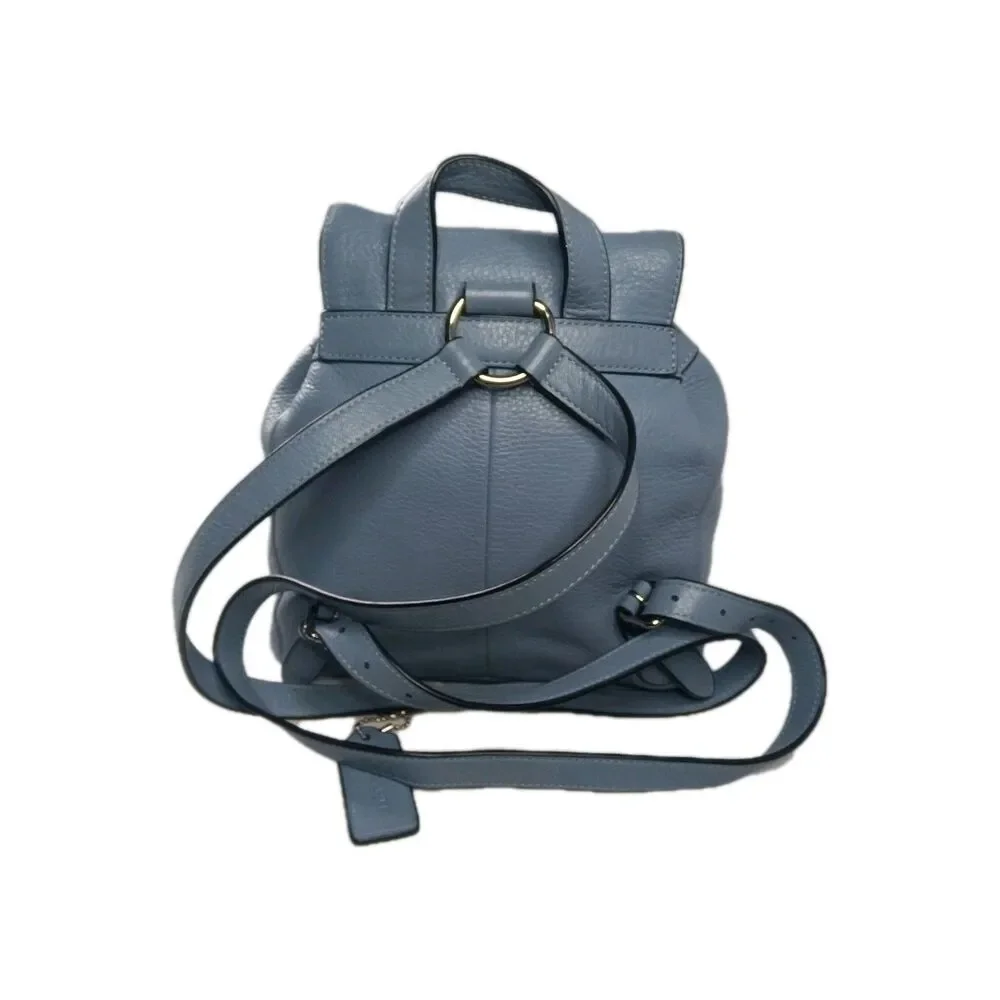 Coach Mini Billie Backpack all-leather Pale Blue F37621